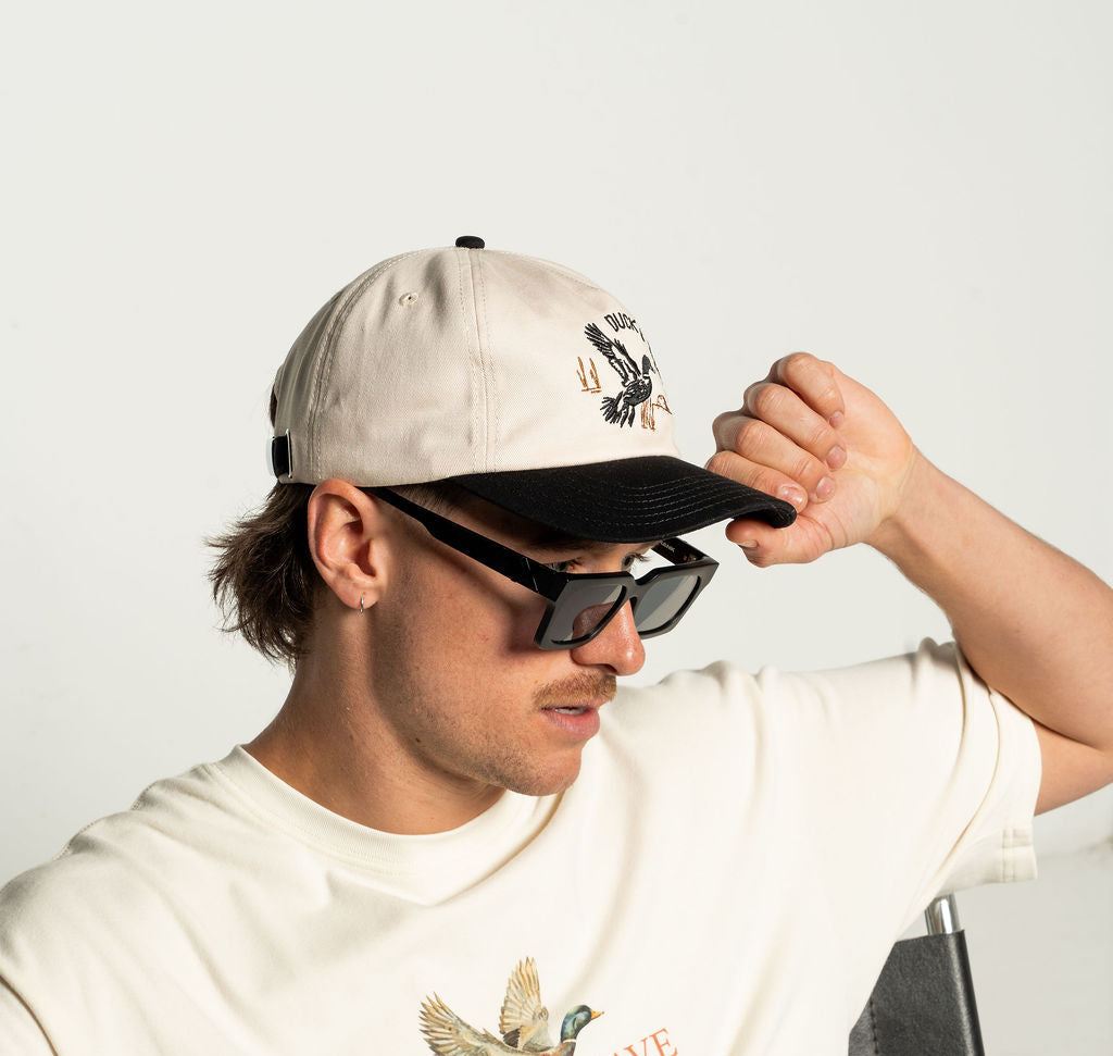 Duck & Weave Cap -  Black/Cream
