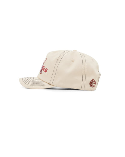 Dead Calm sand cap with contrast stitching – side view