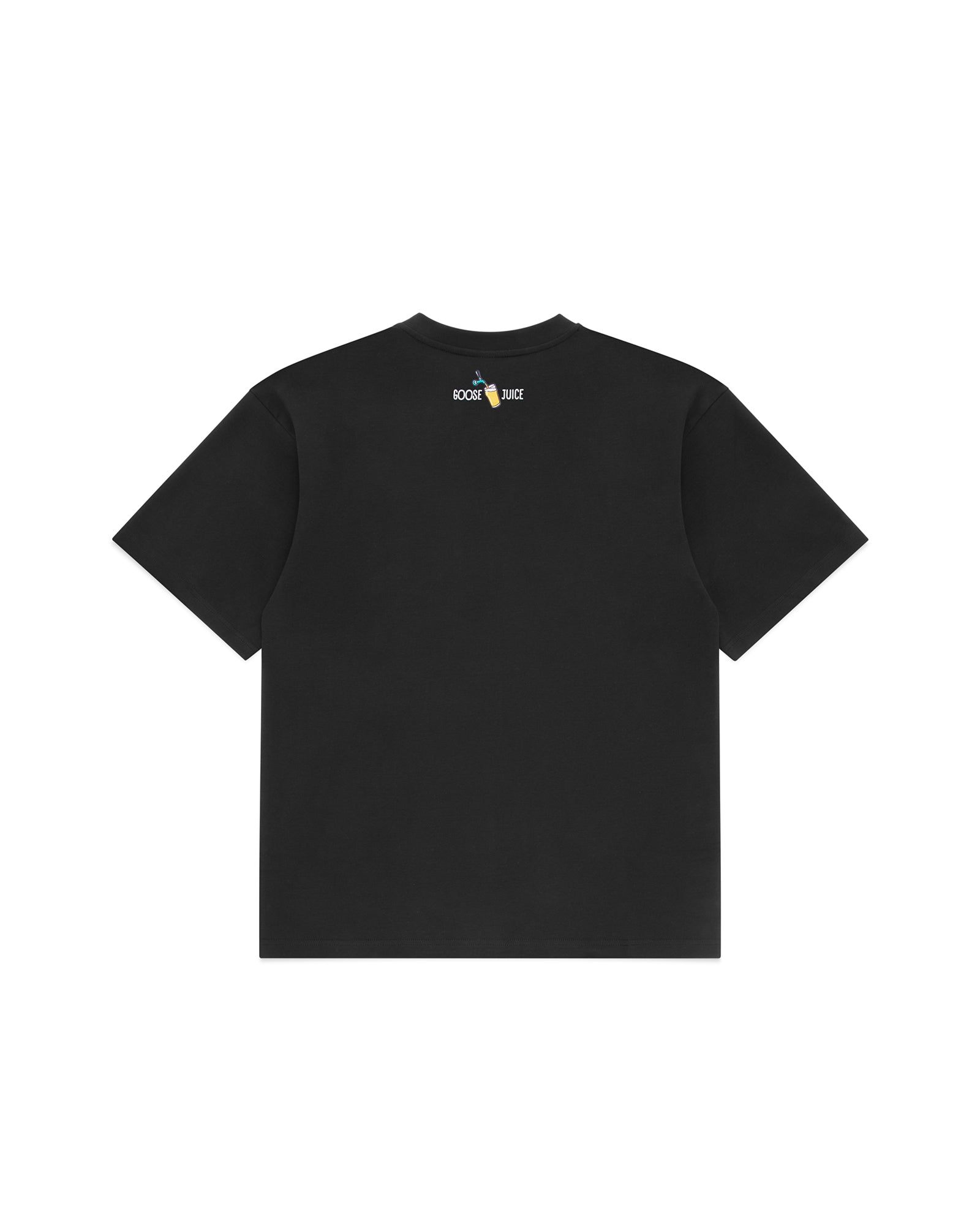 Goose Juice black heavyweight t-shirt – back view