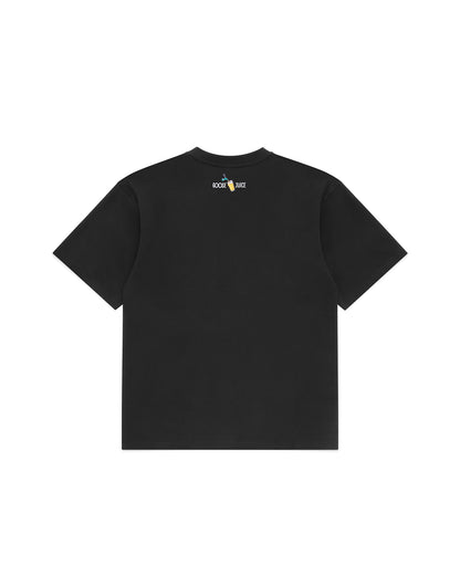 Goose Juice black heavyweight t-shirt – back view