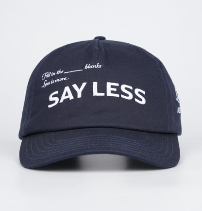 Say Less Cap - Navy