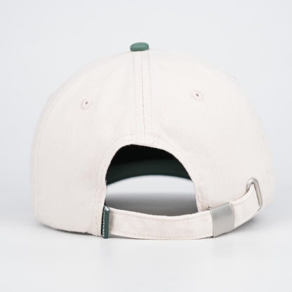 Coffee & Chaos Cap - Forest Green/Cream